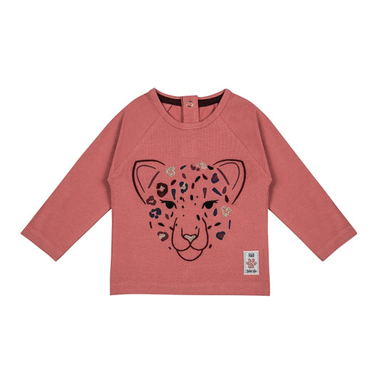 Frogs & Dogs Shirt met Glitter Oudroze - Wild Life
