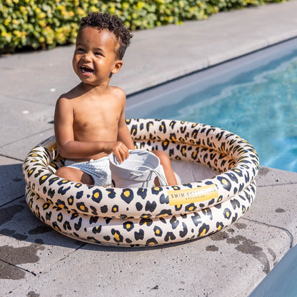 Baby zwembad panterprint beige 60cm
